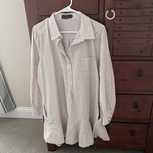 Tuckernuck Striped Cream Dress